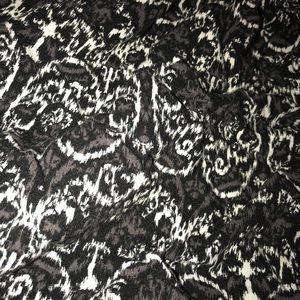 Stretchy Comfy Black, White and Gray skirt